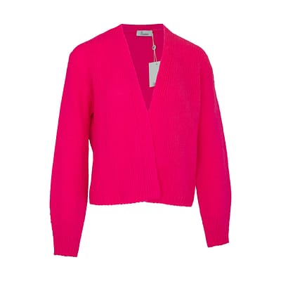 Princess goes Hollywood • neon roze wollen vest