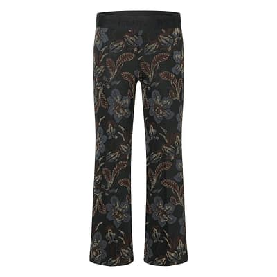 Cambio • zwarte pantalon Faith bloem
