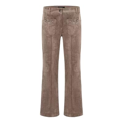 Cambio • bruine Farah patched pocket broek