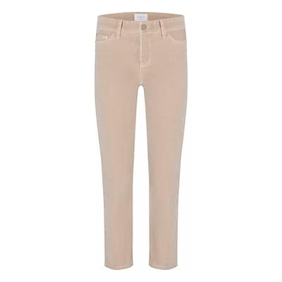 Cambio • beige fluwelen Piper cropped broek
