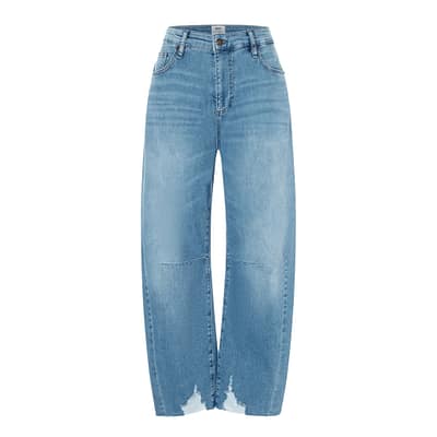 MAC • blauwe Dakota fringe jeans