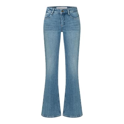 MAC • blauwe Flared fashion jeans