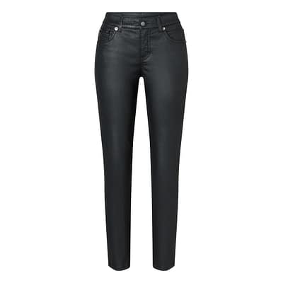 MAC • zwarte coated Slim jeans