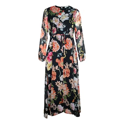 Princess goes Hollywood • midi bloemen jurk