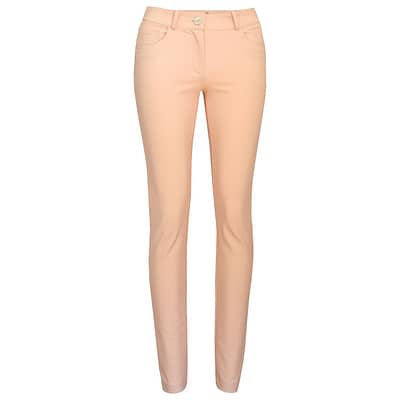 Elisabetta Franchi • slim fit pantalon in zalm roze