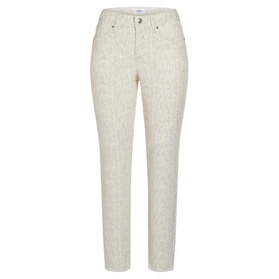 Cambio Jeans • beige Parla ancle cut jeans