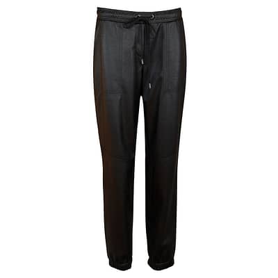 Cambio Sport • zwarte relaxte broek met coating