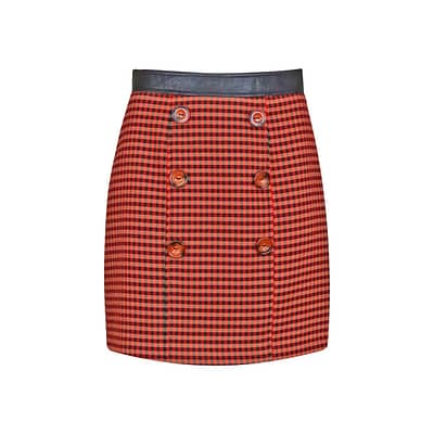 Atos Lombardini • geruite mini rok