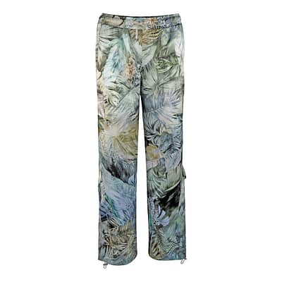 Cambio • relaxte pantalon Julie met palm print