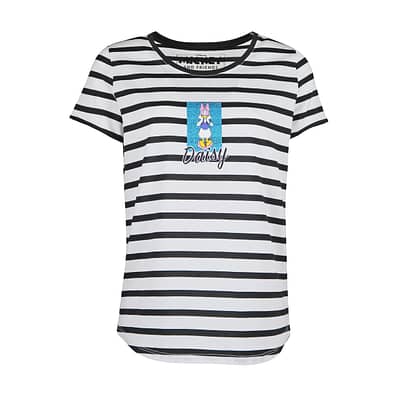 Frogbox • zwart wit gestreept t-shirt met Daisy