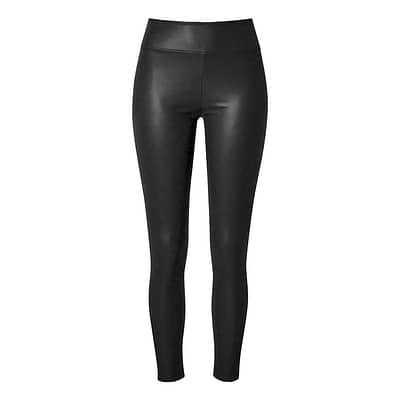 Frogbox • zwarte faux leather legging