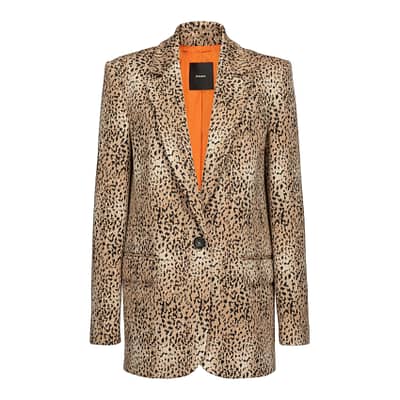 Pinko • bruin zwarte blazer Erminia