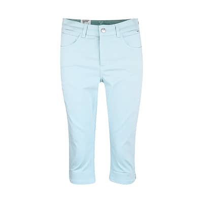 MAC • lichtblauwe Dream Capri cotton broek