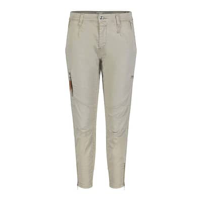 MAC • RICH cargo cotton broek in light vintage green