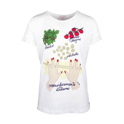 Verysimple • wit t-shirt italiaans eten