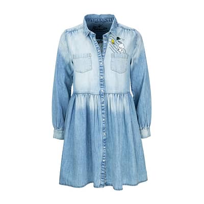 Frogbox • denim jurk met Snoopy