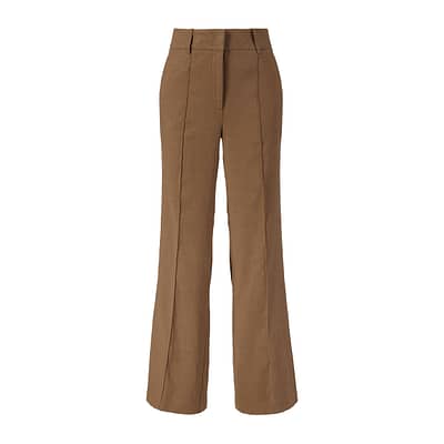 Cambio • linnen bruine pantalon Amelie