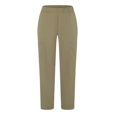 MAC • groene wijde broek Steffi Cargo