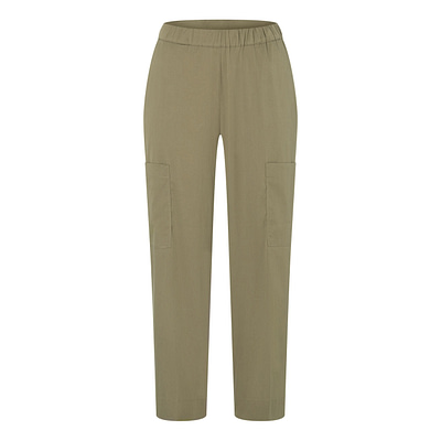 MAC • groene wijde broek Steffi Cargo