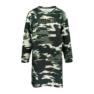 Frogbox • korte camouflage jurk