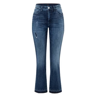 MAC • blauwe Dream Kick auth. open hem jeans