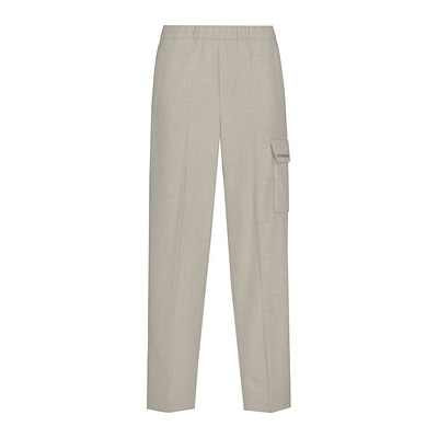 MAC • lichtgrijze pantalon Cleo Cargo