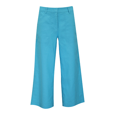 Cambio • wijde linnen pantalon Max