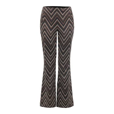 MAC • Boot zip pantalon zigzag