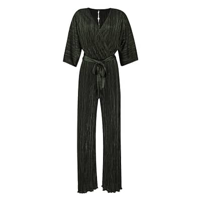 Ana Alcazar • groene plissé jumpsuit