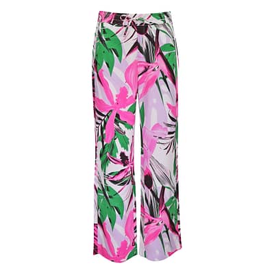 MAC • wijde broek Esther met bloemen print