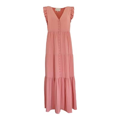Notes du Nord • roze maxi jurk