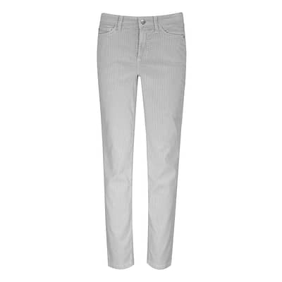 Cambio • grijze velvet 5-pocket broek