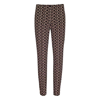 Cambio • pantalon Ros bruin motief