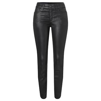 MAC • zwarte coated Dream Skinny broek