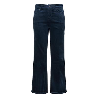 Cambio • blauwe ribfluwelen broek Francesca
