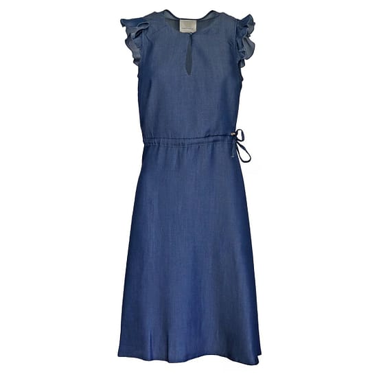 Verysimple • blauwe jurk in denim look