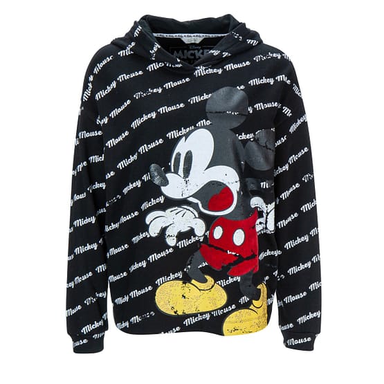 Frogbox • zwarte Mickey Mouse hoodie