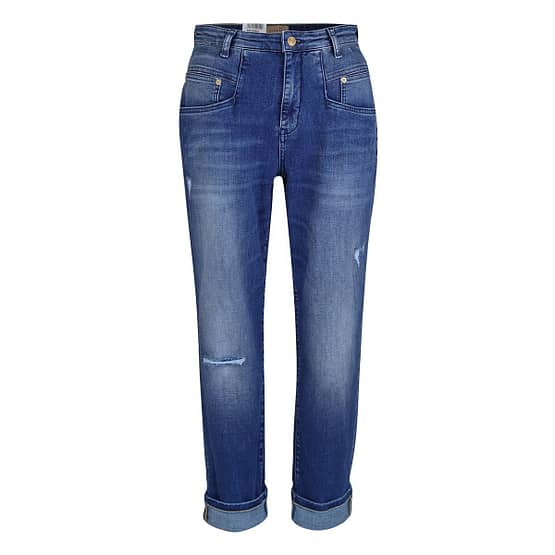 MAC x Sylvie Meis • blauwe RICH CARROT jeans