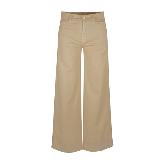 Cambio • beige pantalon met wijde pijpen