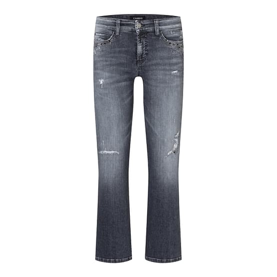 Cambio • zwarte Paris Easy Kick jeans met steentjes