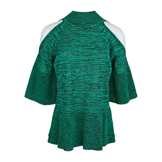 By Malene Birger • groene trui Forra met open schouders