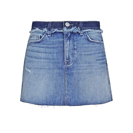 Hudson Jeans • blauwe denim mini rok