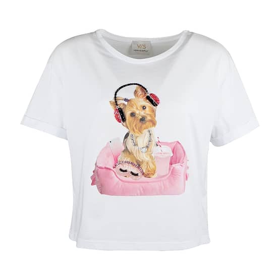 Verysimple • wit t-shirt met hond