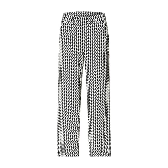 MAC • zwart witte Chiara cropped broek