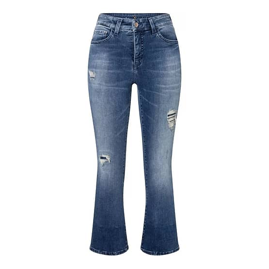 MAC • blauwe Dream Kick auth. jeans met beschadigingen