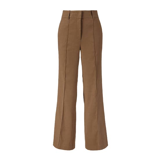 Cambio • linnen bruine pantalon Amelie