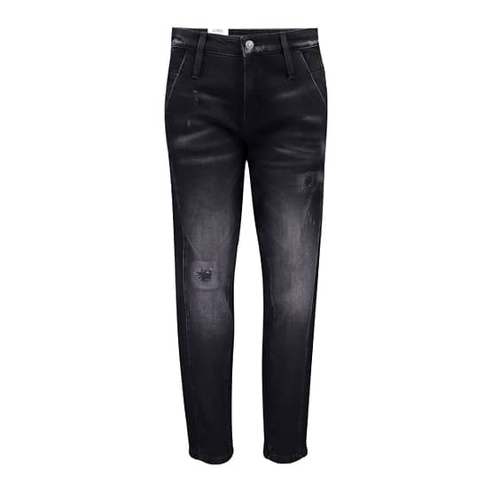 MAC • zwarte Boyfriend destroyed jeans