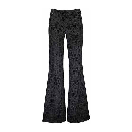 MAC • zwart grijze Boot zip pantalon