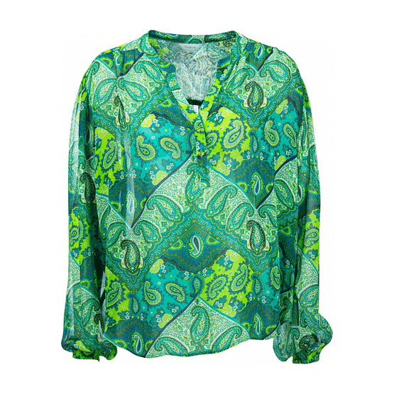 Frogbox • groene paisley blouse