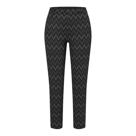 MAC • zwarte pantalon Claris zig zag